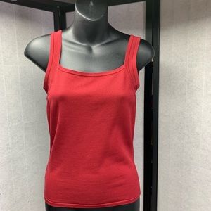ANN TAYLOR. Burgundy Stretch Tank Top. NWOT